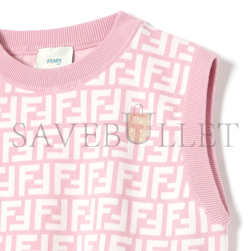 FENDI FF KNITTED VEST JFG200AQUHF1R4T